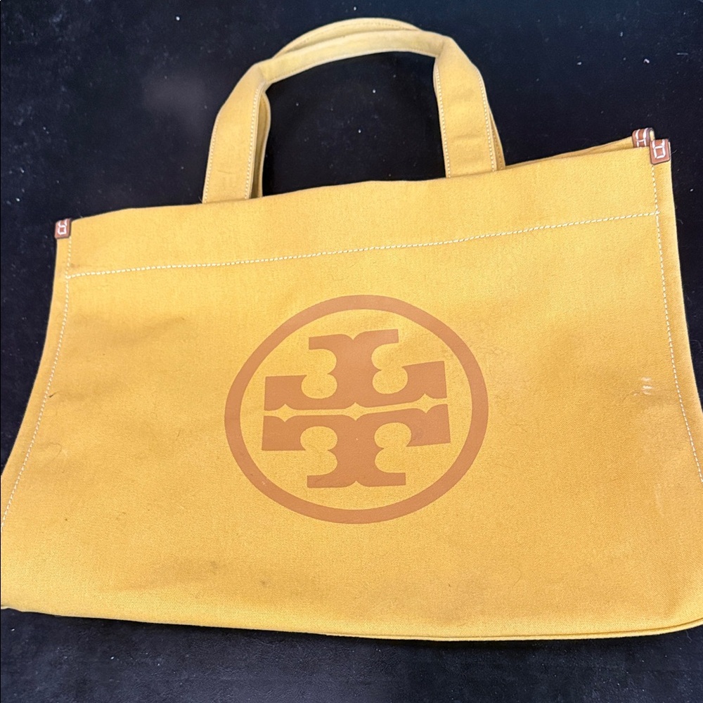 Brand new Tory Burch 17” x 13” canvas tote